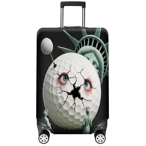 Travel Luggage Cover Suitcase Protector Scratch-Resistant Fit Not Included Suitcase American Style M-22-24in