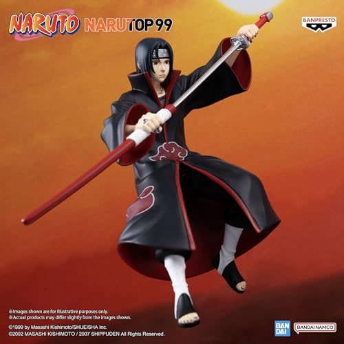 BANPRESTO - Figurine Naruto - Narutop99 Uchiha Itachi 16cm - 4983164892659, Mehrfarbig, 16cm / 6.3 inches - Image 2