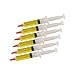 LEAKFINDER LF060 Solo-Shot Single-use Air Conditioner Refrigerant Leak Detection Syringe Kit - (6) Pre-Filled Ultraviolet Fluorescent Universal AC Dye Syringes, Made in USA