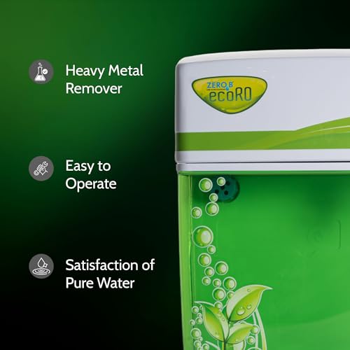 Image of Zero B Eco Ro Water Purifier | India'S First High Recovery Rate(3X)+Ess Technology | 8 Stages Purification | Reduce Water Wastage By 80% | Water Saver Cartridge | E-Health Water Filter | Wall Mounted