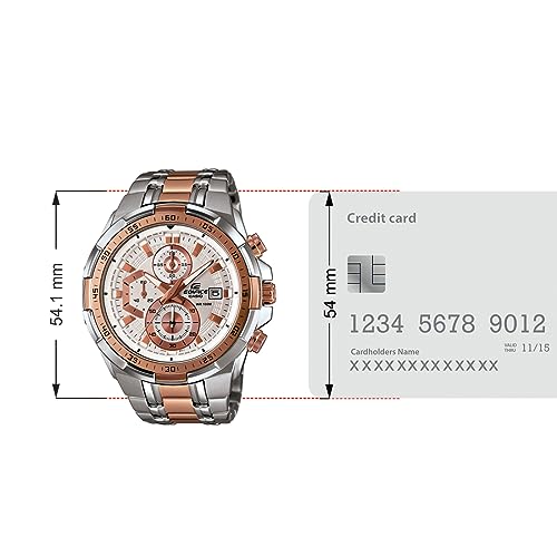 Casio Edifice Chronograph White Dial Men's Watch - EFR-539SG-7A5VUDF(EX222) - Image 6