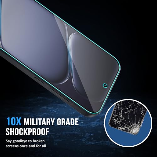 Image of FIRST MART Military-Grade Matte Tempered Glass for OnePlus Nord CE 6-9H Screen Protector, Anti-Glare Protection, Scratch-Resistant, Bubble-Free (1 Pack)