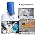 OUFEIJIA Lead Vest X-ray Protective Lead Cap X-Ray Protection Cap Adjustable Self-Adhesive Face and Head Radiation Shielding for Xray Machine