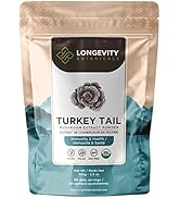 Organic Turkey Tail Mushroom Powder - Turkey Tail Mushroom Supplement - Promotes a Balanced Immun...