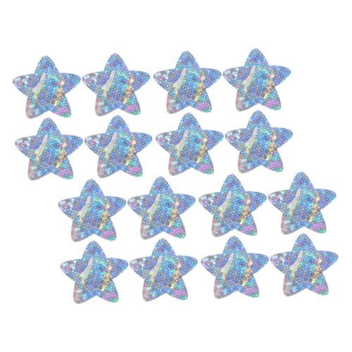 WEKAMOS 20 piezas Vendajes Adhesivos Estrella con Purpurina para Diseño Divertido y Seguro para Cuidado de Heridas Material Amigable Piel Adhesión Duradera Colores Surtidos