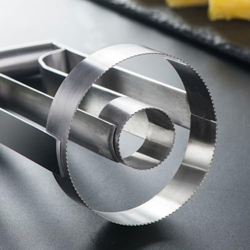 Pineapple Cutter,Stainless Steel Pineapple Cutter Corer,Thicker Blade Peeler Premium Pineapple Cutter Corer Fruit Slicer Kitchen Tool - Image 2