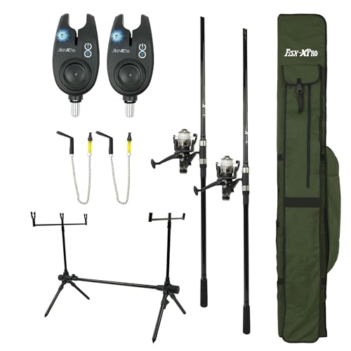 🚀 Prestazioni migliorate: Il FISH-XPRO Carp Set offre un set di canne da carpa migliorato, progettato per offrire prestazioni ottimali. Grazie a tecnologie e materiali avanzati, questo set offre una distanza di lancio, una precisione e una sensibilità migliori, dandovi maggiori possibilità di catturare grandi carpe.