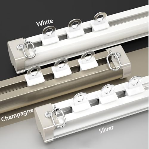 Riel de cortina resistente ideal para caravanas y separar estancias 7