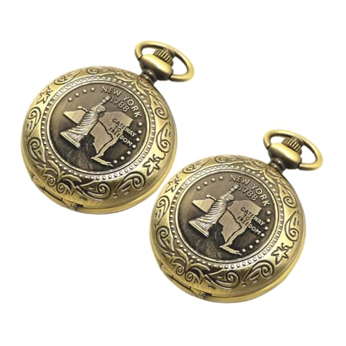 Brújula Vintage de Bolsillo con Mini Colgante, Set de 2 miniatura 1