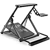 Supllueer G29 Racing Wheel Stand,Height Adjustable and Foldable,Fit for Logitech G920 G923,Thrustmaster T248 T300RS,Steering Wheel Stand with Chair Fixing Slot