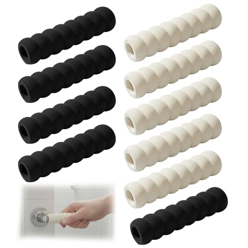 BrKern 10 Stück Türgriff Stopper - Spiral Design...