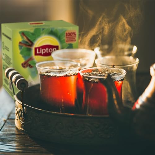 Lipton, Saveurs du Soir, Infusions Grand Sud, Goût Réglisse et Menthe, Relaxation, Ingrédients d'Origine 100% Naturelle, 20 Sachets Pyramid