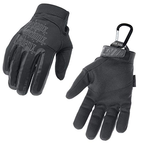 MECHANIX WEAR Element Einsatz-Handschuh, winddicht, wasserabweisend, Touchscreen-fähig + TS Tactical Gear-Karabiner, Original Glove in GrößeS: L