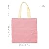 Canvas Tote Bag for Women Reusable Shoulder Bag Fabric Bag for Gym Travel Work, Kr-tiaored, XXL #3