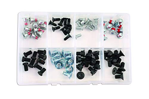 Connect Workshop Consumables 34160 Assorted Brake Disc & Drum Fixing Screws M6 - M8, 80Pc
