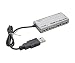 Produktbild InLine 33295I Mini USB 2.0 4-Port Hub, Inklusive Steckernetzteil Silber
