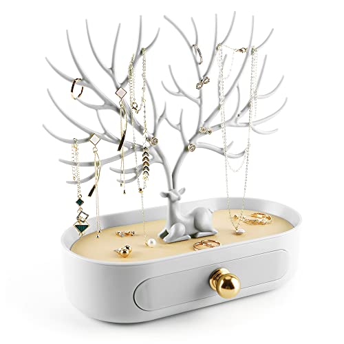 MORE&LESS Antlers Jewelry Display Stand with Aluminium alloy handle