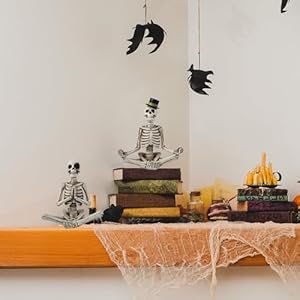 Halloweendecorationsindoorgothicskeletoncoupledecorforhomeoffice2packsmallresinskullfigurinesspookytabletopsculpturesfordeskbookshelfhauntedhouse Urban Country Home Decor Halloween decorations indoor gothic skeleton couple decor for home office 2 pack small resin skull figurines spooky tabletop sculptures for desk bookshelf haunted house urban country home decor