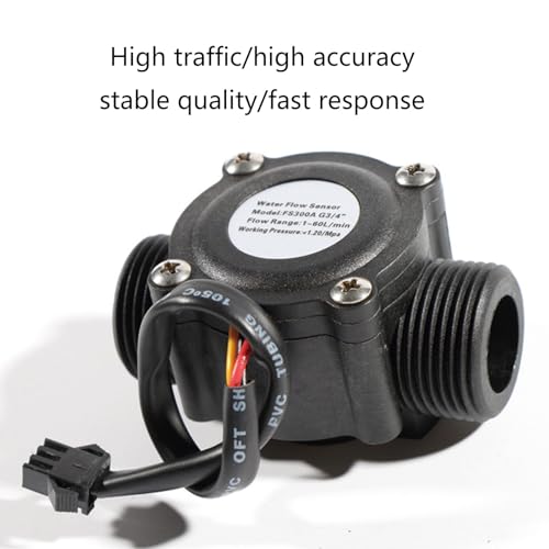 Compteur de débit d'eau 3,5 V-24 V à large spectre de 2 à 60 L/min - 4