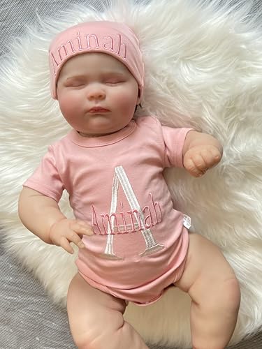 Personalized Newborn Baby Coming Home Outfit,Soft Sleepwear with Custom Name,Perfect Christmas Baby Shower Gift4