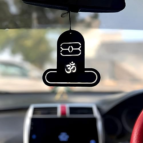 Image of Spiritual Car Hanging Accessories: Elevate Car, Home, and Office Decor with Divine God Elegance (ShivaLinga 01)