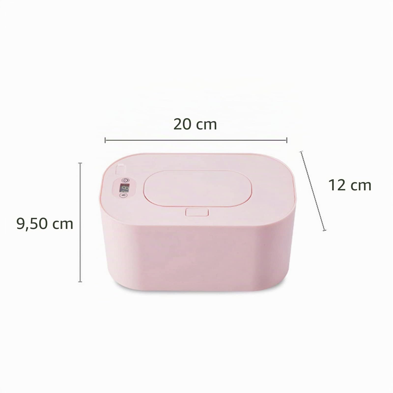 USB Feuchttuchwärmer für Babys, Große Kapazität Spender für Feuchttücher, 10W, 3 Temperaturmodi, Konstante Wärmefunktion, Obere Heizfunktion, Tragbar für Reisen zu Hause