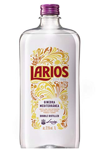 Larios Ginebra Premium - Envase PET - 3 botellas x 1000 ml - Total: 3000 ml