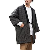 綿の郷(ワタノサト) ゆったり大判LLサイズ：久留米手作り紳士用大判半纏（200）