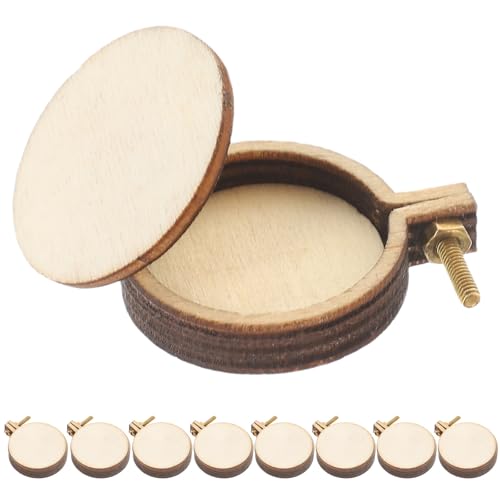 Mini anillos de bordado de madera para diseñar cadenas de suéter en casa