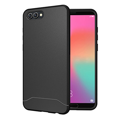 Honor View 10 / Honor V10 Case, TUDIA Full-Matte Lightweight [Arch S] TPU Bumper Shock Absorption Cover for Huawei Honor View 10 / Honor V10 (Black)