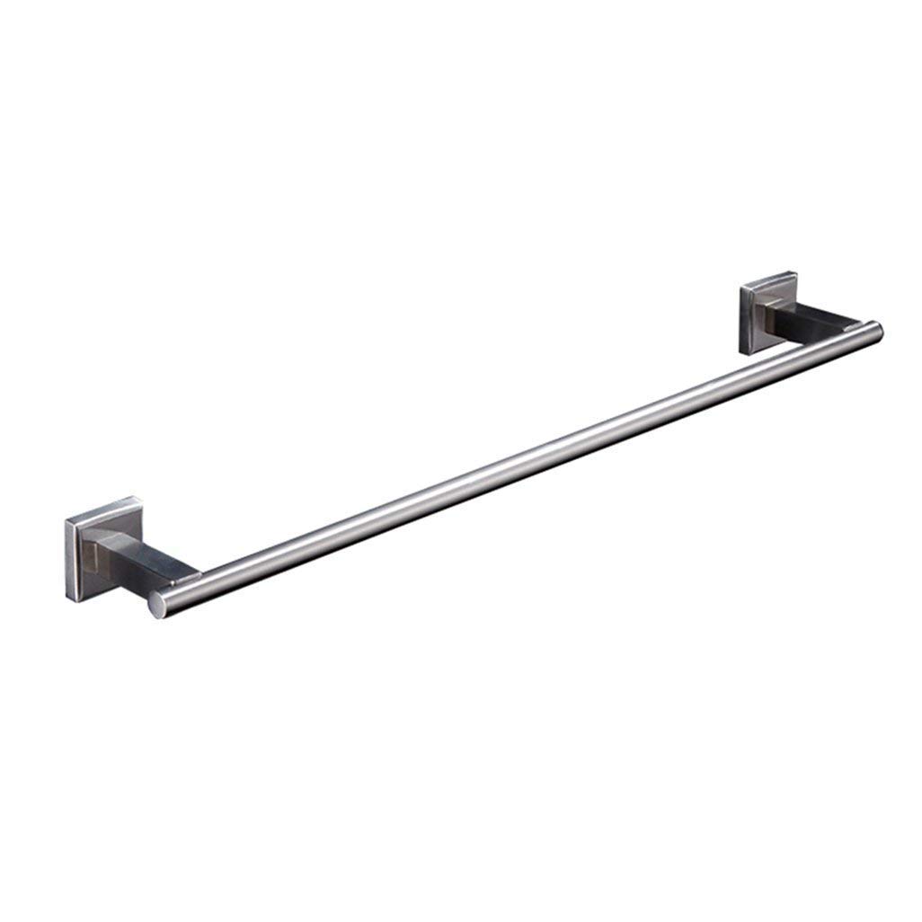 Towel Bar Wall Mounted 304 Stainless Steel Square Base Towel Rails Brushed Finish For Bathroom Or Kitchen Towel Rack