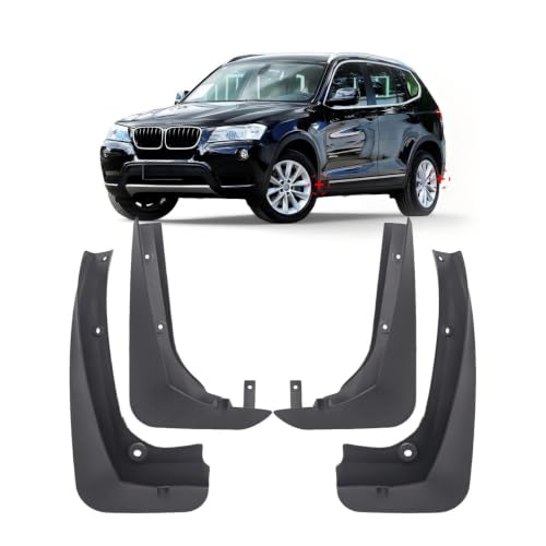 Garde-boue BMW X3 F25 élastiques pour protéger le bas de caisse de votre SUV