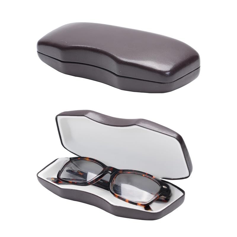 Image of VIVID Vision Unisex Adult Eyewear Specs Case Cover | Screw Driver | Free Cloth | Protect Eye Glasses | Chashma Dibbi | Spectacle Box | HINGE-SPRING | Metal | 3 IN 1