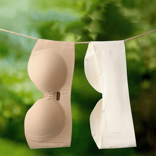 Strapless Bra for Women Wireless Seamless Bandeau Bra Non-Slip Tube Tops | Bandeau Bras for Womens, Push Up Comfort Soft, Comfortable and Breathable, for Party Club Wedding Daily Wear - image 5