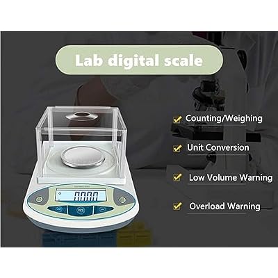 Digital Kitchen Scales Kitchen Food Scale,Electronic Cooking,Precision 1mg Precision Electronic Balance Jewelry Scales Kitchen Precision Weighing Electronic Scale Calibrated