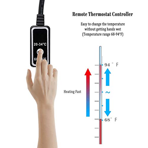 image for Sheye 500W Aquarium Heater, Fast Heating Submersiber Thermostat, Fish 
