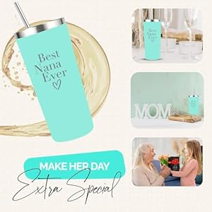 Your Dream Party Shop Best Nana Ever Gifts Tumbler - 22oz - Best Nana Cup Tumbler with Straw and Lid, World's Best Nana Ever Tumbler for Mothers Day Gifts for Nana Tumbler, Worlds Greatest Grandma Your Dream Party Shop Best Nana Ever Gifts Tumbler 22oz Best Nana Cup Tumbler with Straw and Lid Worlds Best Nana Ever Tumbler for Mothers Day Gifts for Nana Tumbler Worlds Greatest Grandma
