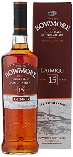 Bowmore 15 Years Old Laimrig Single Malt Scotch Whisky in Gift Box - 700 ml