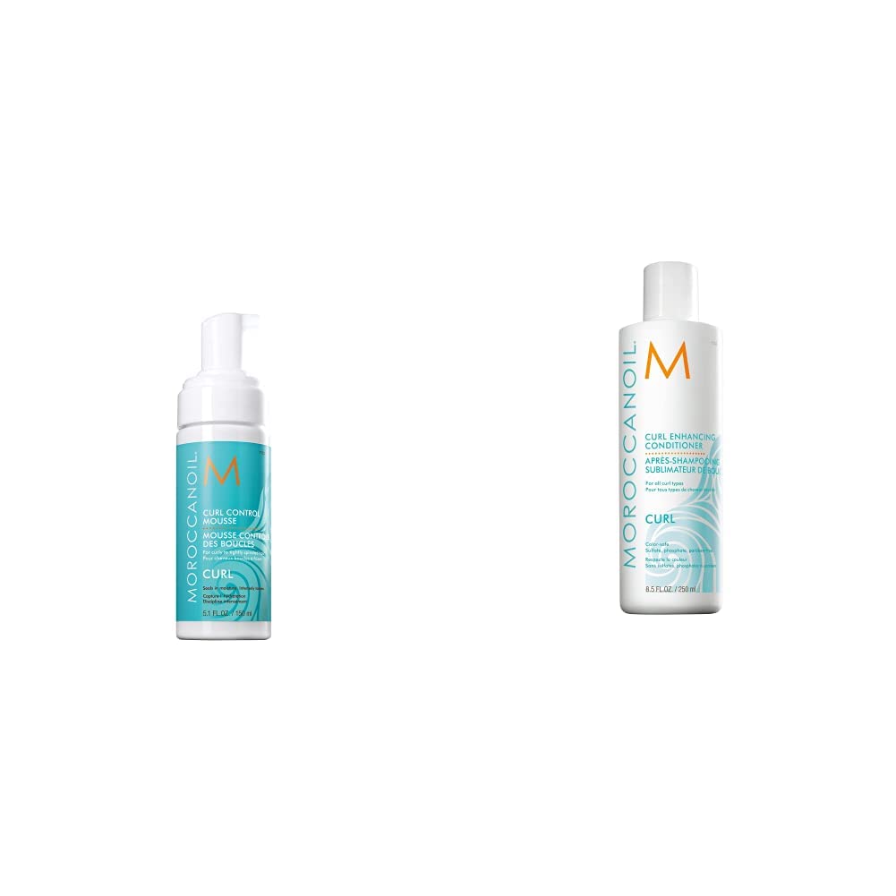 Moroccanoil Locken Pflegeschaum, 150ml & Locken Conditioner, 250ml