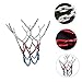 Sosoport 1pc Heavy Duty Chain Basketball Net Three-Color Design for Outdoor and Indoor Courts Easy Installation Basketball Accessory for Training and Recreation