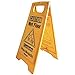 Renown 25 In. English And Spanish Caution Wet Floor Sign In Yellow