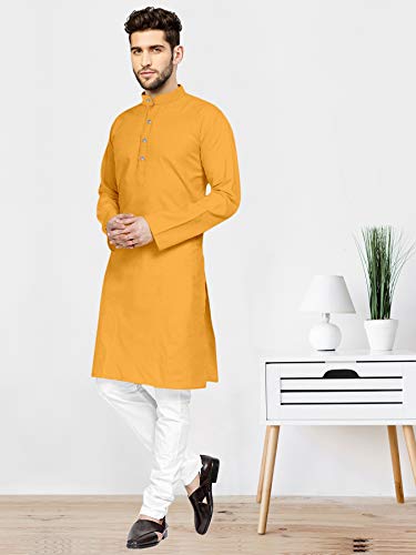 Image of Mens Casual Kurta Payjama Set Cotton