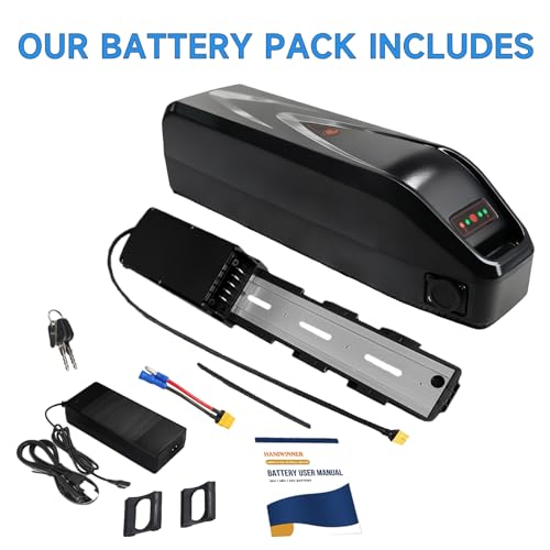 Image of Hailong 48V 15.6Ah Water Bottle E-Bike Battery - High-Density Li-Ion with 30A Smart BMS, Anti-Theft Lock, and Universal 5-Pin Connector 250W 350W 500W 750W 1000W