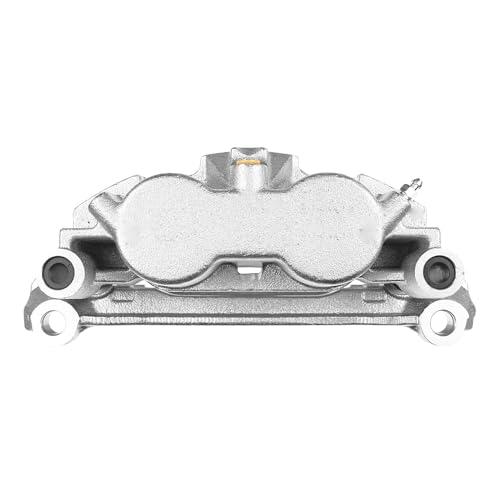 Image of Detroit Axle - Rear Left Brake Caliper for 2011-2019 | Chevy Silverado 3500 HD GMC Sierra 3500 HD DRW Disc Brake Caliper with Bracket 2012 2013 2014 2015 2016 2017 2018 Replacement
