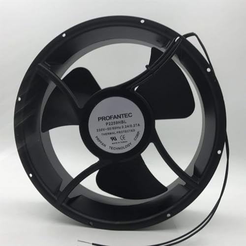 Ventilateur 254mm P2259HBL 230V extracteur air industriel pour armoire technique 0.24A