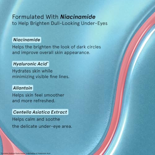 Image of grace & stella Award Winning Under Eye Mask Reduce Dark Circles, Puffy Eyes, Undereye Bags, Wrinkles, Gel Under Eye Patches, Small Gifts for Women, Gifts Under 10 Dollars, Vegan (6 Pairs, Blue)