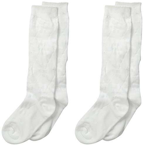 Trimfit Girls Little Girls 2-Pack Cuffed Opaque Knee-Hi's