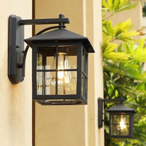 Lámpara de pared para exteriores moderna e impermeable para alumbrar el jardín 4