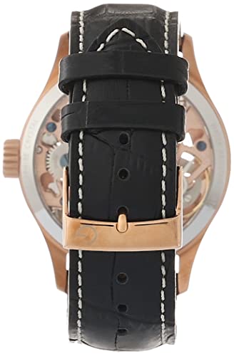 Gevril Men's Stainless Steel Mechanical Hand Wind Watch with Leather Strap, 20 (Model: 46120-L1) Silver3