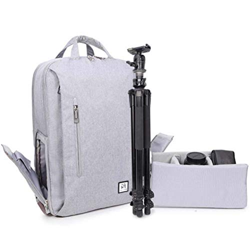 XGLL Cámara portátil Mochila para Viajes de Senderismo al Aire Libre Mochila para Camara Reflex con Cubierta de Lluvia